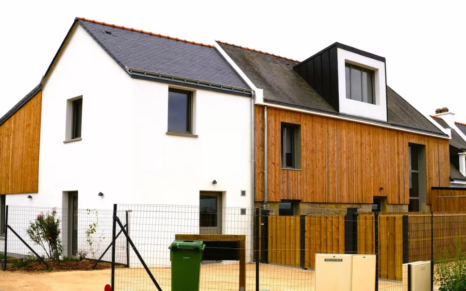 Extension d'une maison à Larmor Baden